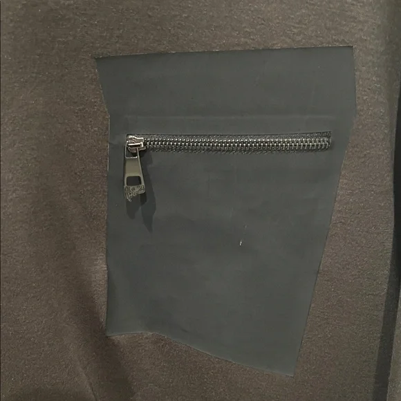 Dark Green Versace Collection Crew Neck Sweater with Pocket - Picture 4 of 5